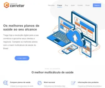Paineldocorretor.com.br(Compare planos de Saúde) Screenshot
