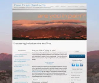 Painfreesantafe.net(Egoscue Method Posture Alignment Therapy) Screenshot