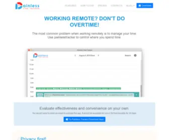 Painlesstracker.com(Painlesstracker) Screenshot