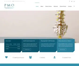 Painmanagementofok.com(PMO Medical OK) Screenshot