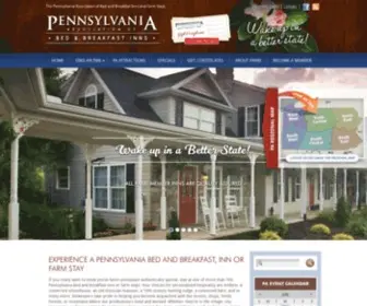 Painns.com(Pennsylvania Bed and Breakfast Inns & Farmstays) Screenshot