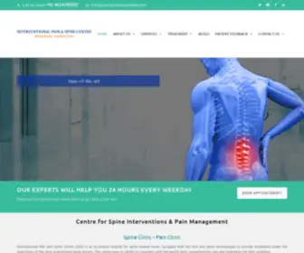 Painphysicianindia.com(Spine Clinic Delhi) Screenshot