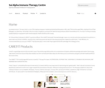 Painreliefindia.com(Sai Alpha Immuno Therapy Centre) Screenshot