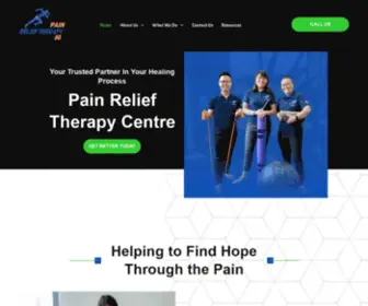 Painreliefsg.com(Pain Relief Therapy) Screenshot