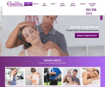 Painreliefwellness.com(BocaPain Relief & Wellness Center) Screenshot