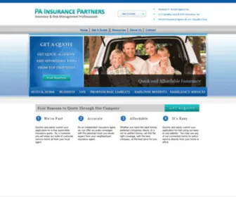 Painsurancepartners.com(PA Insurance Partners) Screenshot