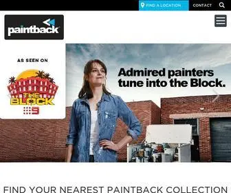 Paintback.com.au(Paintback) Screenshot