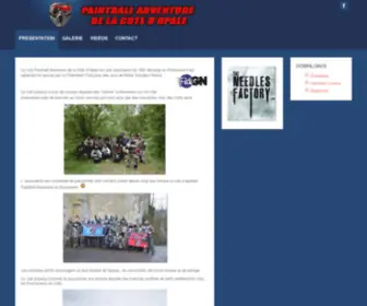 Paintball-Adventure.com(Présentation) Screenshot