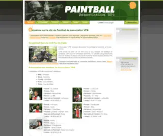 Paintball-AssovPB.fr(Venez vous éclater au Paintball de l'association VPB du Nord Pas) Screenshot