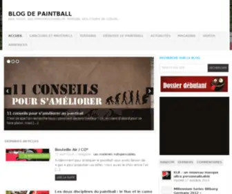 Paintball-Blog.fr(Paintball Blog) Screenshot