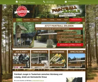 Paintball-Jungle.de(Ob JGA oder Firmenevent) Screenshot