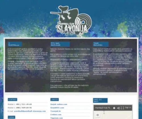 Paintball-Slavonija.com(Painball klub Slavonija) Screenshot