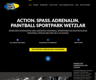Paintball-Sportpark-Wetzlar.de(Paintball Sportpark Wetzlar in Hessen) Screenshot