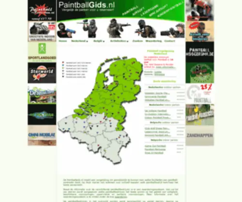 Paintballgids.nl(PAINTBALL) Screenshot