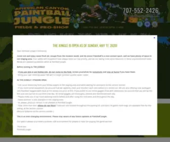 Paintballjungle.com(Paintball Jungle offers a park) Screenshot