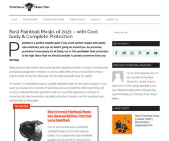 Paintballmaskpro.com(Updated Reviews & Buying Guide) Screenshot