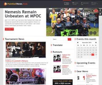 Paintballnews.asia(Paintball News Asia) Screenshot