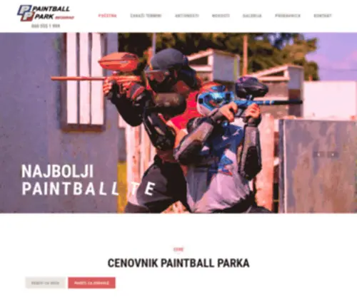 Paintballpark.rs(Paintball Park Beograd) Screenshot