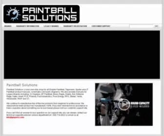 Paintballsolutions.com(Paintball Solutions) Screenshot