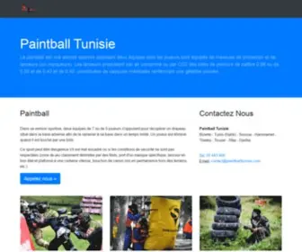 Paintballtunisie.com(Paintball Tunisie) Screenshot