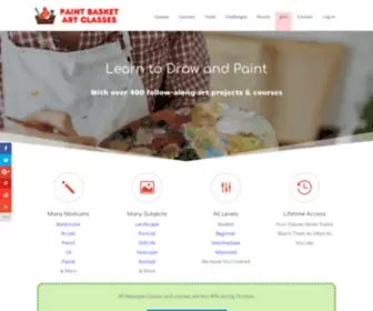 Paintbasket.com(The Paint Basket) Screenshot