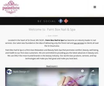 Paintboxnailstcloud.com(Paint Box Nail & Spa) Screenshot