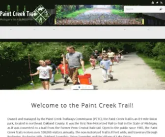Paintcreektrail.org(The Paint Creek Trail) Screenshot
