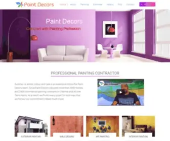 Paintdecors.com(Painting Contractor) Screenshot