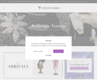 Paintedbird.nz(Painted Bird Vintage Boutique) Screenshot