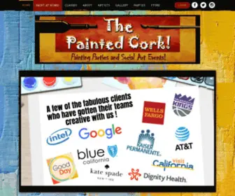 Paintedcork.com(The Painted Cork) Screenshot