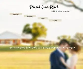 Paintedlakes.com(Wedding Venue) Screenshot