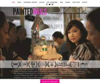 Paintednailsmovie.com(HOME) Screenshot