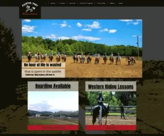 Paintedponynj.com(Painted Pony Riding Academy) Screenshot