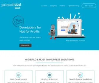 Paintedrobot.com(Digital Solutions) Screenshot