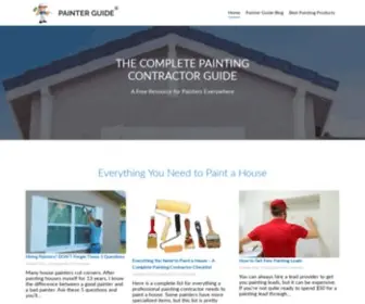 Painter-Guide.com(Get valuable information and product reviews for your painting business) Screenshot