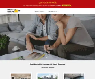 Painter-Ready.com(Commercial & Residential Painters Chattanooga) Screenshot