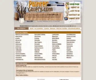 Paintergallery.com(Painters Directory) Screenshot