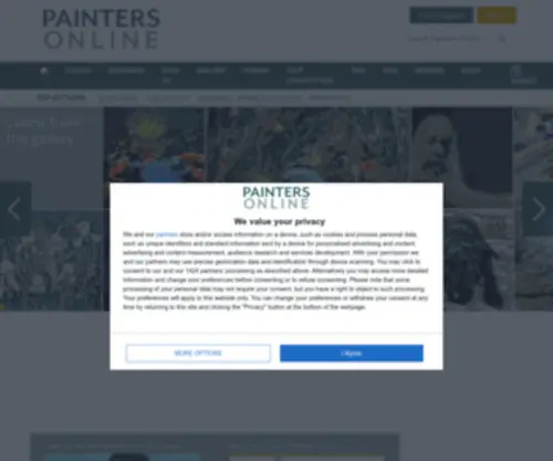 Painters-Online.co.uk(Painters Online) Screenshot