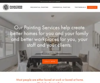 Paintersenterprise.com(Edmonton and Calgary painting services) Screenshot