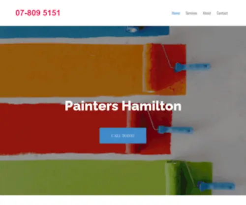 Paintershamiltonnz.info(Painters Hamilton) Screenshot
