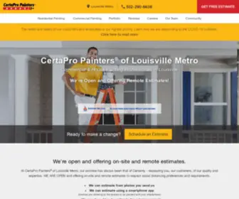 Paintersoflouisville.com(Best House Painters in Louisville) Screenshot