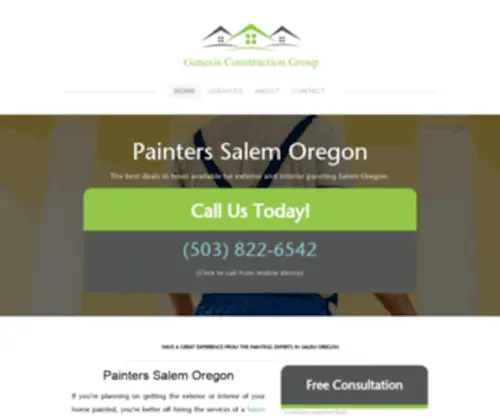 Painterssalemoregon.com(Painters Salem Oregon) Screenshot