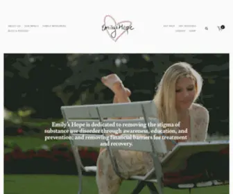 Paintingapathtorecovery.org(Emily's Hope) Screenshot