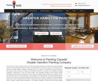 Paintingcanada.com(Hamilton Painting) Screenshot