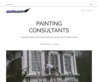 Paintingconsultantsnrv.com(Painting Consultants) Screenshot