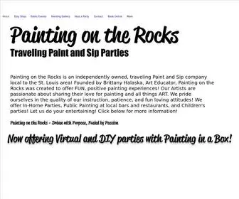 Paintingontherocks.org(Painting on the Rocks) Screenshot