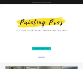 Paintingprosva.com(Painting Pros) Screenshot