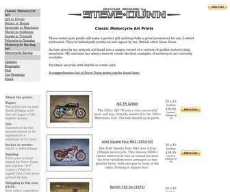 Paintingsofbikes.com(Limited Edition Motorcycle Prints by Steve Dunn page 1) Screenshot