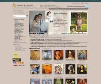 Paintingswholesaler.com(Oil painting reproduction) Screenshot