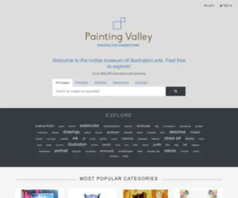 PaintingValley.com(Painting Valley) Screenshot